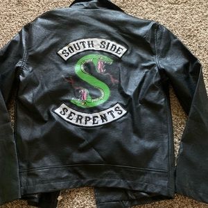 Halloween South side serpent leather jacket